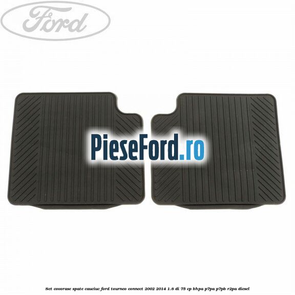 Set covorase spate, cauciuc Ford Tourneo Connect 2002-2014 1.8 Di 75 cp BHPA, P7PA, P7PB, R2PA diesel