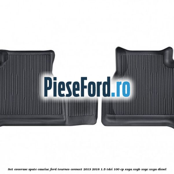 Set covorase spate cauciuc Ford Tourneo Connect 2013-2018 1.5 TDCi 100 cp XVGA, XVGB, XVGC, XXGA diesel