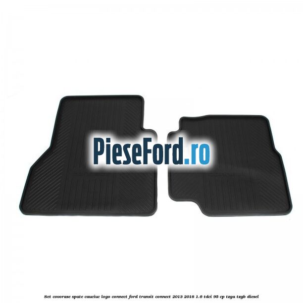 Set covorase spate, cauciuc logo Connect Ford Transit Connect 2013-2018 1.6 TDCi 95 cp TZGA, TZGB diesel