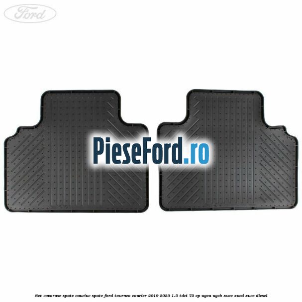 Set covorase spate, cauciuc spate Ford Tourneo Courier 2019-2023 1.5 TDCi 75 cp UGCA, UGCB, XUCC, XUCD, XUCE, diesel