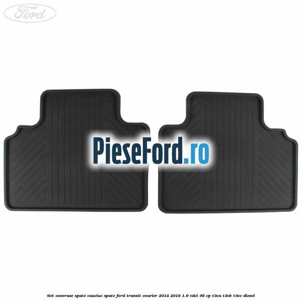 Set covorase spate, cauciuc spate Ford Transit Courier 2014-2018 1.6 TDCi 95 cp Set covorase spate, cauciuc spate Ford Transit Courier 2014-2018 1.6 TDCi 95 cp T3CA, T3CB, T3CC diesel
