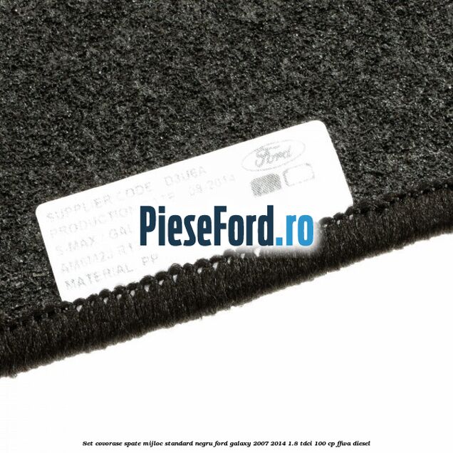 Set covorase spate mijloc, standard, negru Ford Galaxy 2007-2014 1.8 TDCi 100 cp FFWA diesel