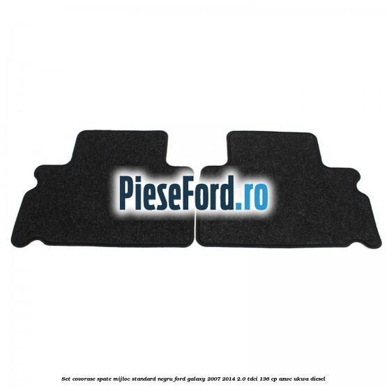 Set covorase spate mijloc, standard, negru Ford Galaxy 2007-2014 2.0 TDCi 136 cp AZWC, UKWA diesel