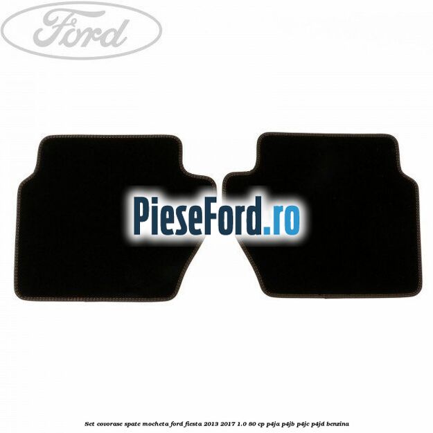 Set covorase spate, mocheta Ford Fiesta 2013-2017 1.0 80 cp P4JA, P4JB, P4JC, P4JD benzina