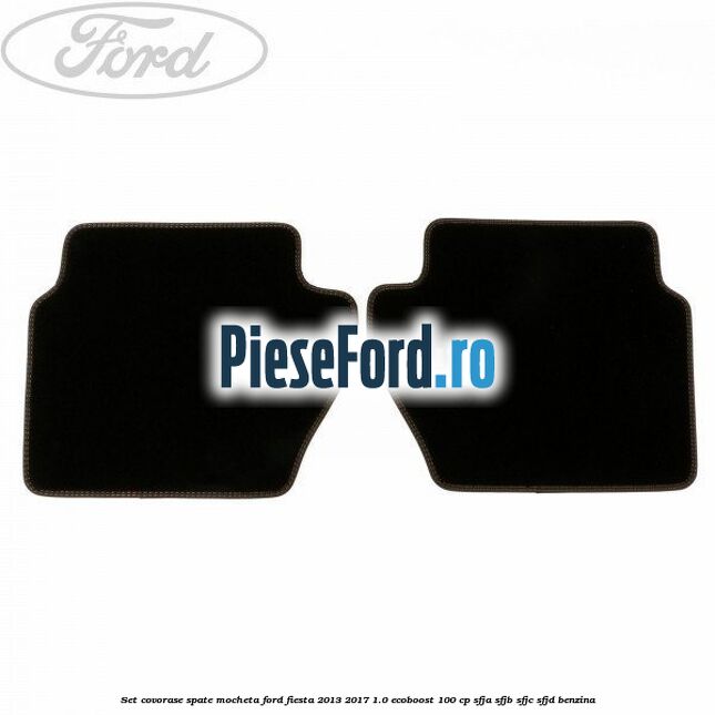Set covorase spate, mocheta Ford Fiesta 2013-2017 1.0 EcoBoost 100 cp SFJA, SFJB, SFJC, SFJD benzina