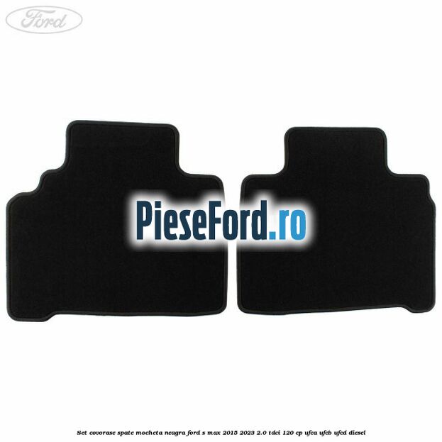 Set covorase spate, mocheta neagra Ford S-Max 2015-2023 2.0 TDCi 120 cp UFCA, UFCB, UFCD diesel
