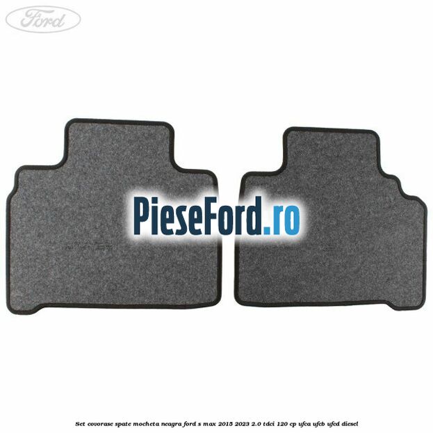 Set covorase spate, mocheta neagra Ford S-Max 2015-2023 2.0 TDCi 120 cp UFCA, UFCB, UFCD diesel