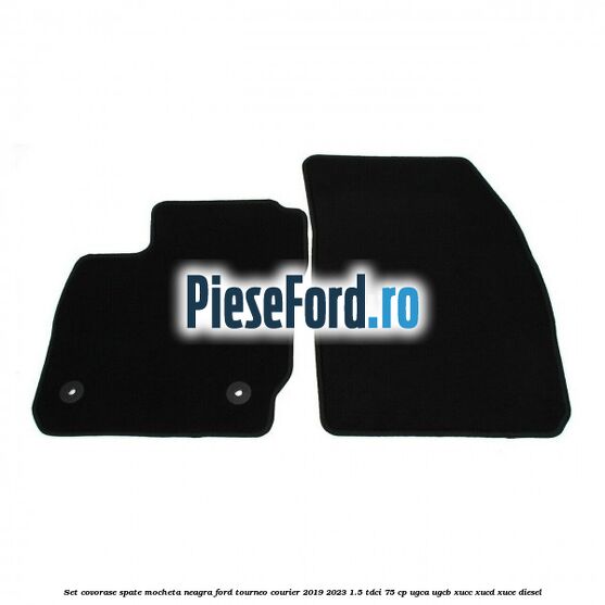 Set covorase spate, mocheta neagra Ford Tourneo Courier 2019-2023 1.5 TDCi 75 cp UGCA, UGCB, XUCC, XUCD, XUCE, diesel