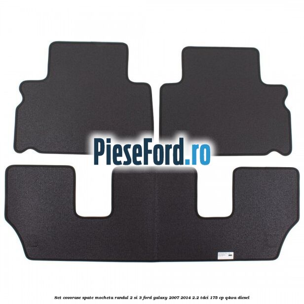 Set covorase spate mocheta randul 2 si 3 Ford Galaxy 2007-2014 2.2 TDCi 175 cp Q4WA diesel