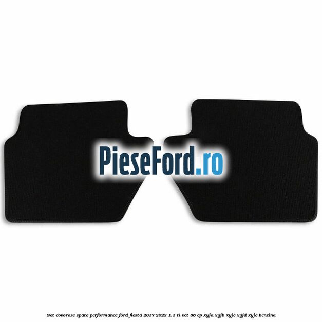 Set covorase spate Performance Ford Fiesta 2017-2023 1.1 Ti-VCT 86 cp XYJA, XYJB, XYJC, XYJD, XYJE benzina