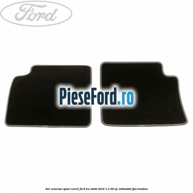Set covorase spate, textil Ford Ka 2009-2016 1.2 69 cp 169A4000, FP4 benzina
