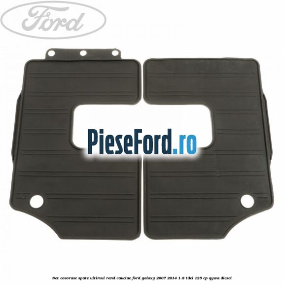 Set covorase spate ultimul rand, cauciuc Ford Galaxy 2007-2014 1.8 TDCi 125 cp QYWA diesel