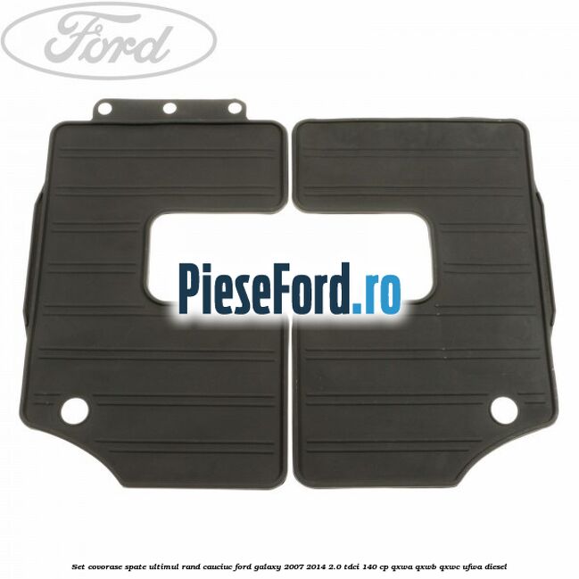 Set covorase spate ultimul rand, cauciuc Ford Galaxy 2007-2014 2.0 TDCi 140 cp QXWA, QXWB, QXWC, UFWA diesel
