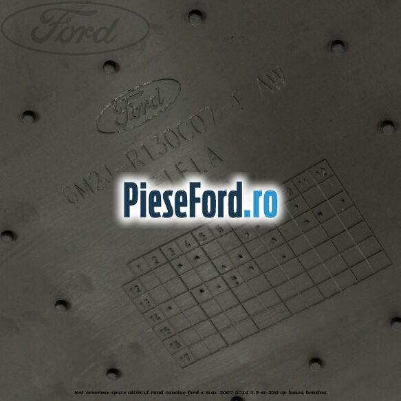 Set covorase spate ultimul rand, cauciuc Ford S-Max 2007-2014 2.5 ST 220 cp HUWA benzina