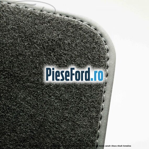 Set covorase spate ultimul rand, velur negru Ford S-Max 2007-2014 2.0 145 cp AOWA, AOWB, TBWA, TBWB benzina