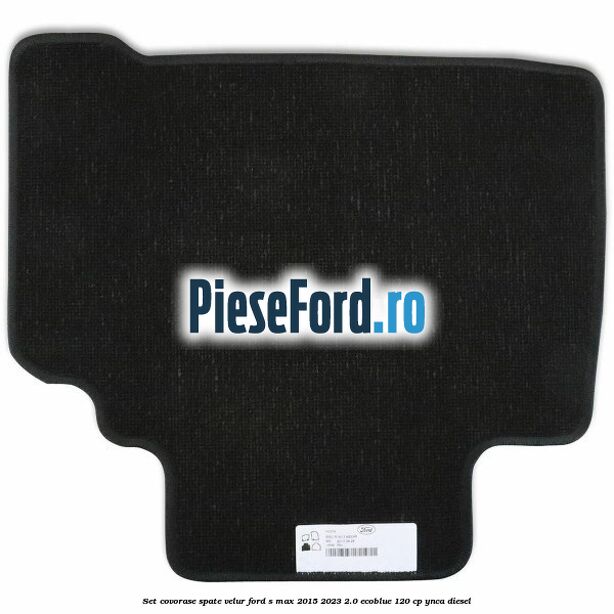 Set covorase spate velur Ford S-Max 2015-2023 2.0 EcoBlue 120 cp YNCA diesel