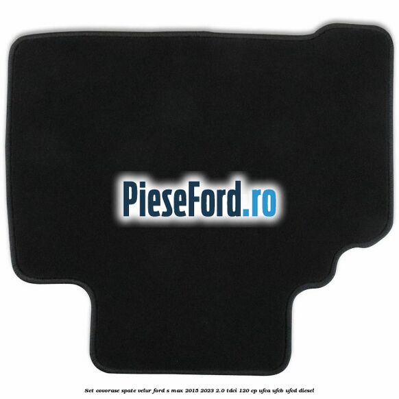 Set covorase spate velur Ford S-Max 2015-2023 2.0 TDCi 120 cp UFCA, UFCB, UFCD diesel