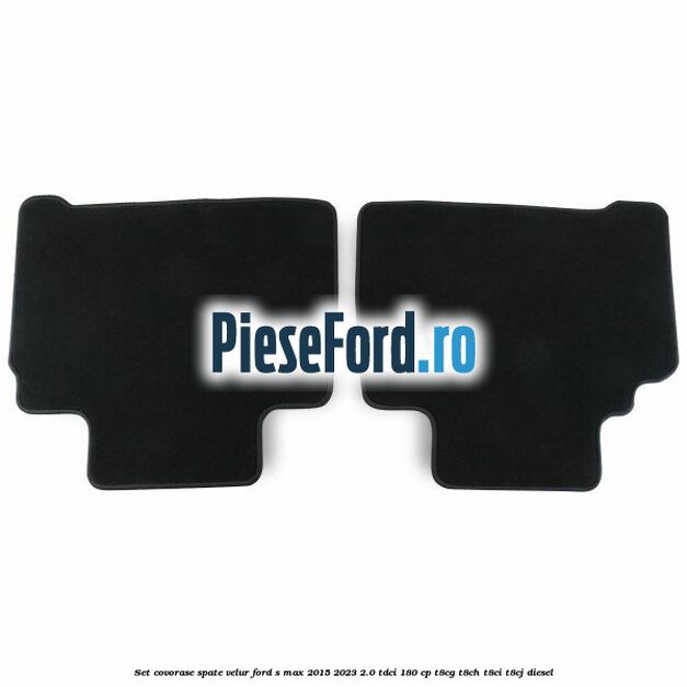 Set covorase spate velur Ford S-Max 2015-2023 2.0 TDCi 180 cp T8CG, T8CH, T8CI, T8CJ diesel