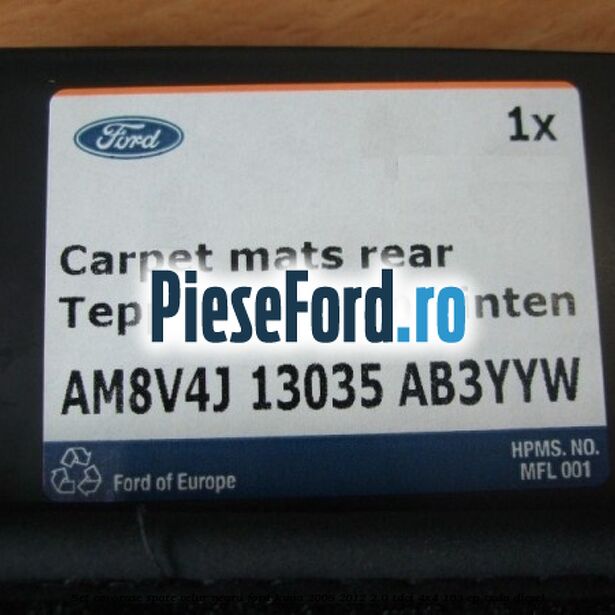 Set covorase spate, velur negru Ford Kuga 2008-2012 2.0 TDCI 4x4 163 cp TXDA diesel