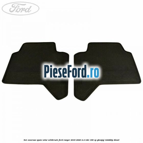 Set covorase spate, velur Wildtruck Ford Ranger 2016-2020 2.2 TDCi 160 cp GBVAJQJ, T22DD0P diesel