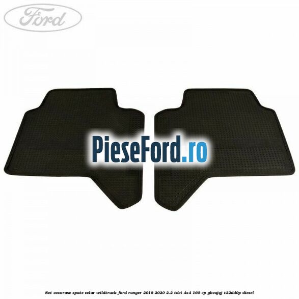 Set covorase spate, velur Wildtruck Ford Ranger 2016-2020 2.2 TDCi 4x4 160 cp GBVAJQJ, T22DD0P diesel