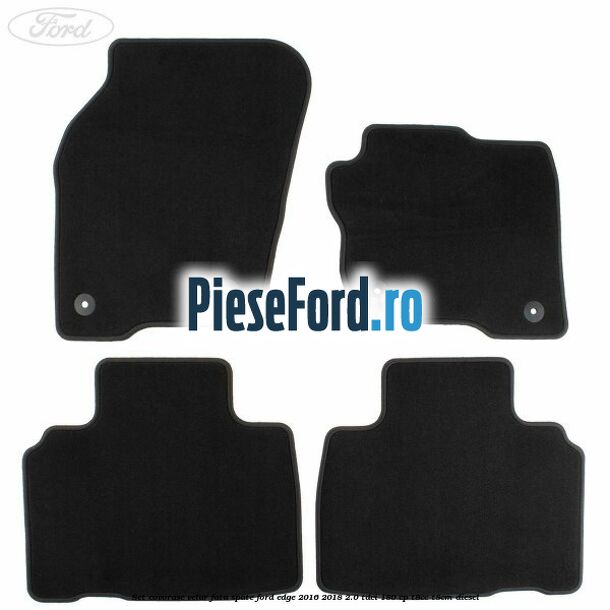 Set covorase velur fata, spate Ford Edge 2016-2018 2.0 TDCi 180 cp T8CC, T8CM diesel