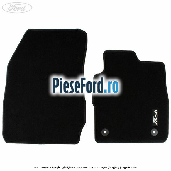 Set covorase velure fata Ford Fiesta 2013-2017 1.4 97 cp RTJA, RTJB, SPJA, SPJC, SPJE benzina