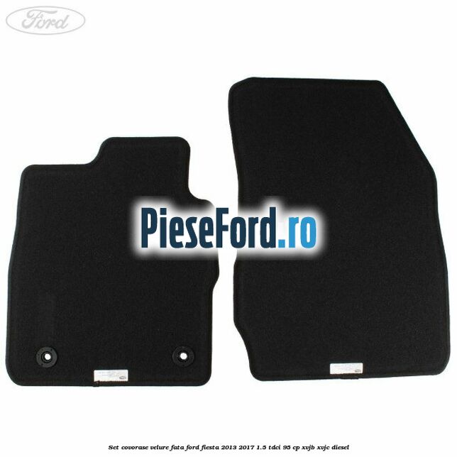 Set covorase velure fata Ford Fiesta 2013-2017 1.5 TDCi 95 cp XVJB, XVJC diesel