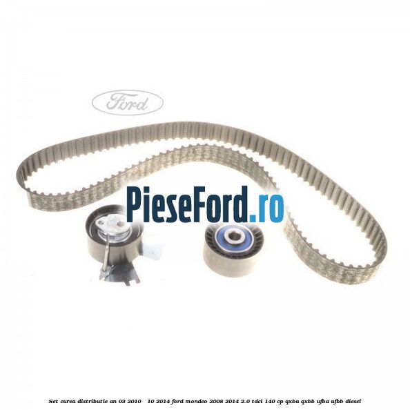 Set curea distributie an 03/2010 - 10/2014 Ford Mondeo 2008-2014 2.0 TDCi 140 cp QXBA, QXBB, UFBA, UFBB diesel