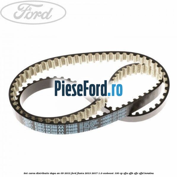 Set curea distributie dupa an 09/2013 Ford Fiesta 2013-2017 1.0 EcoBoost 100 cp SFJA, SFJB, SFJC, SFJD benzina