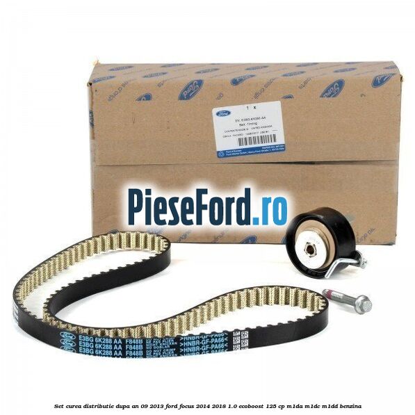 Set curea distributie dupa an 09/2013 Ford Focus 2014-2018 1.0 EcoBoost 125 cp M1DA, M1DC, M1DD benzina