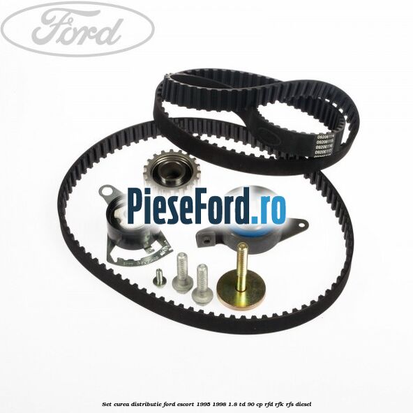 Set curea distributie Ford Escort 1995-1998 1.8 TD 90 cp RFD, RFK, RFS diesel