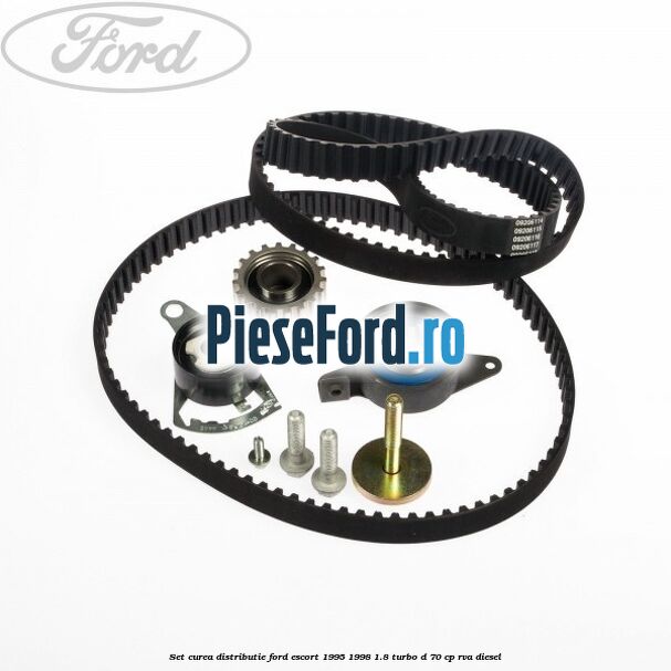 Set curea distributie Ford Escort 1995-1998 1.8 Turbo D 70 cp RVA diesel