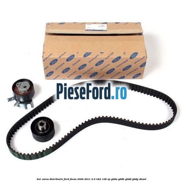 Set curea distributie Ford Focus 2008-2011 2.0 TDCi 136 cp G6DA, G6DB, G6DD, G6DG diesel