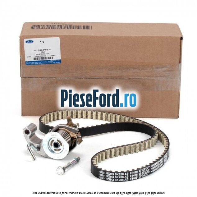 Set curea distributie Ford Transit 2014-2018 2.0 EcoBlue 105 cp BJFA, BJFB, YLF6, YLFA, YLFB, YLFS diesel