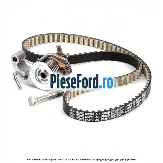 Set curea distributie Ford Transit 2014-2018 2.0 EcoBlue 105 cp BJFA, BJFB, YLF6, YLFA, YLFB, YLFS diesel