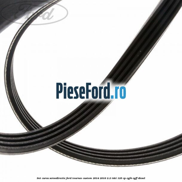 Set curea servodirectie Ford Tourneo Custom 2014-2018 2.2 TDCi 125 cp CYF4, CYFF diesel