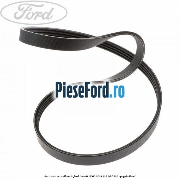 Set curea servodirectie Ford Transit 2006-2014 2.2 TDCi 110 cp QVFA diesel