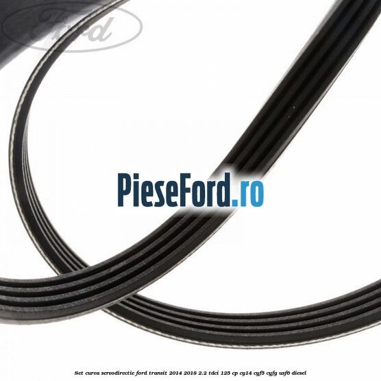 Set curea servodirectie Ford Transit 2014-2018 2.2 TDCi 125 cp CY14, CYF5, CYFG, USF6 diesel