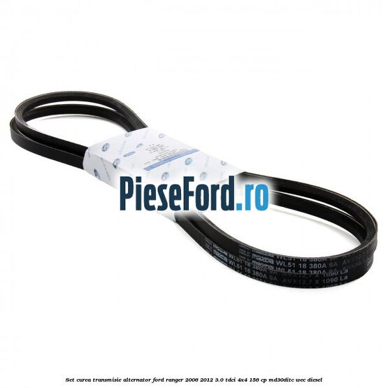 Set curea transmisie alternator Ford Ranger 2006-2012 3.0 TDCi 4x4 156 cp MD30DITC, WEC diesel