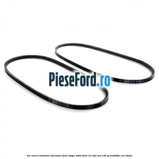 Set curea transmisie alternator Ford Ranger 2006-2012 3.0 TDCi 4x4 156 cp MD30DITC, WEC diesel