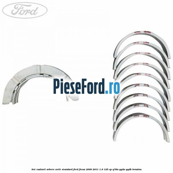Set cuzineti arbore cotit standard Ford Focus 2008-2011 1.8 125 cp Q7DA, QQDA, QQDB benzina