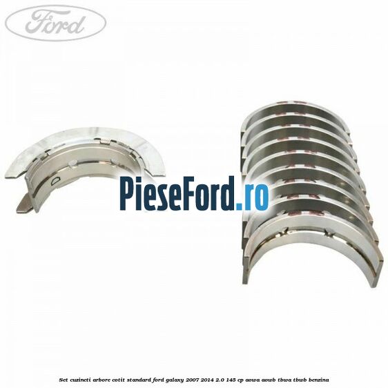 Set cuzineti arbore cotit standard Ford Galaxy 2007-2014 2.0 145 cp Set cuzineti arbore cotit standard Ford Galaxy 2007-2014 2.0 145 cp AOWA, AOWB, TBWA, TBWB benzina