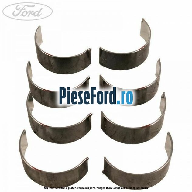 Set cuzineti biela piston standard Ford Ranger 2002-2006 2.5 D 78 cp Set cuzineti biela piston standard Ford Ranger 2002-2006 2.5 D 78 cp WL diesel