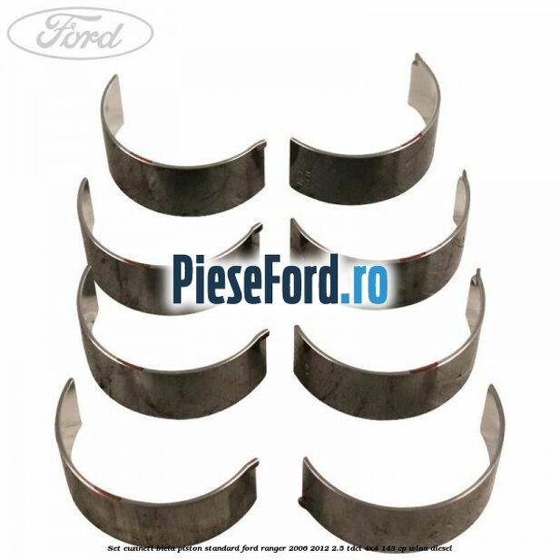 Set cuzineti biela piston standard Ford Ranger 2006-2012 2.5 TDCi 4x4 143 cp WLAA diesel
