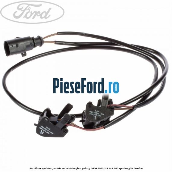 Set diuza spalator parbriz cu incalzire Ford Galaxy 2000-2006 2.3 4x4 145 cp E5SA, Y5B benzina