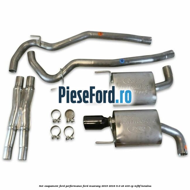 Set esapament Ford Performance Ford Mustang 2015-2018 5.0 V8 418 cp MF8F benzina