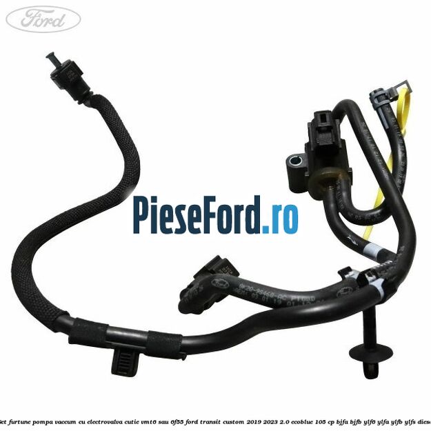 Set furtune pompa vaccum cu electrovalva cutie VMT6 sau 6F55 Ford Transit Custom 2019-2023 2.0 EcoBlue 105 cp BJFA, BJFB, YLF6, YLFA, YLFB, YLFS diesel