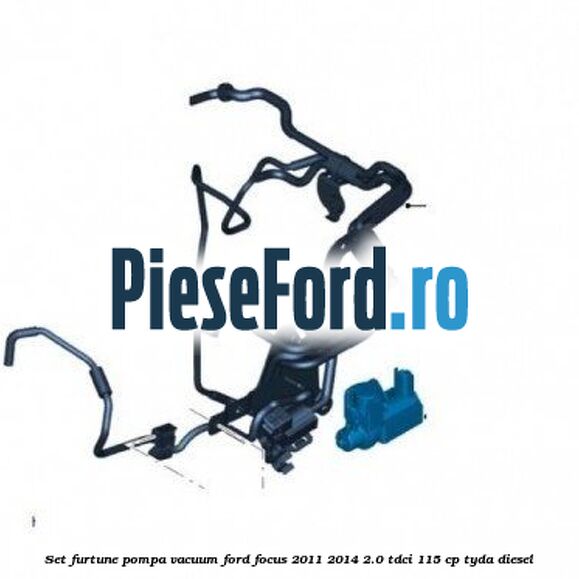 Set furtune pompa vacuum Ford Focus 2011-2014 2.0 TDCi 115 cp TYDA diesel