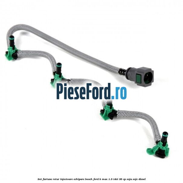 Set furtune retur injectoare echipare Bosch Ford B-Max 1.5 TDCi 95 cp XVJA, XVJC diesel